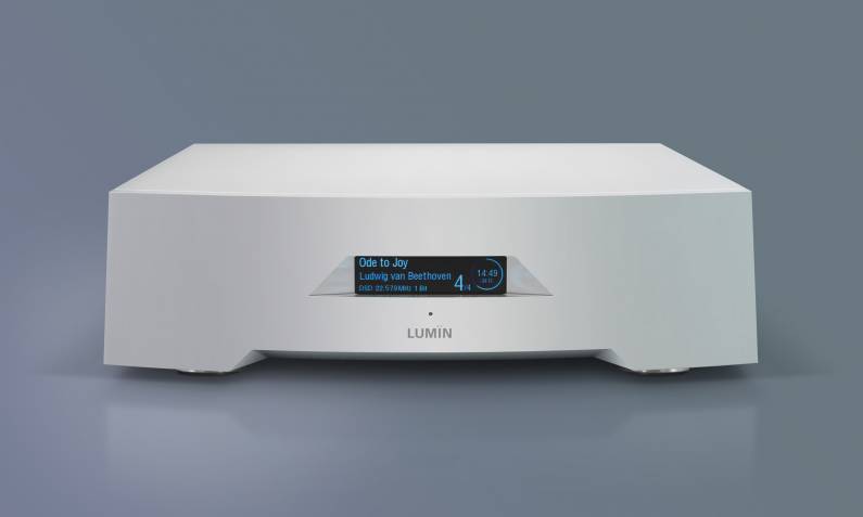 LUMIN P1 Silver front angled